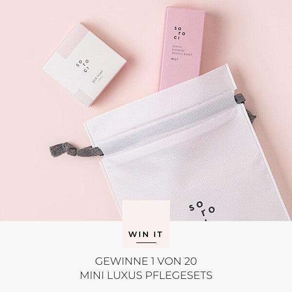 Gewinnspiel- Luxus Mini Pflegeset von Soroci