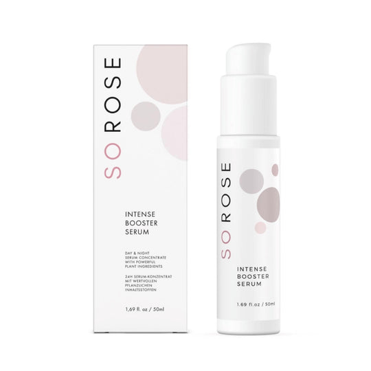 INTENSE BOOSTER SERUM | Perfektionierendes 24H Serumkonzentrat mit Kollagen, Hyaluronsäure, Cotinus Coggygria Extrakt & Tigergras