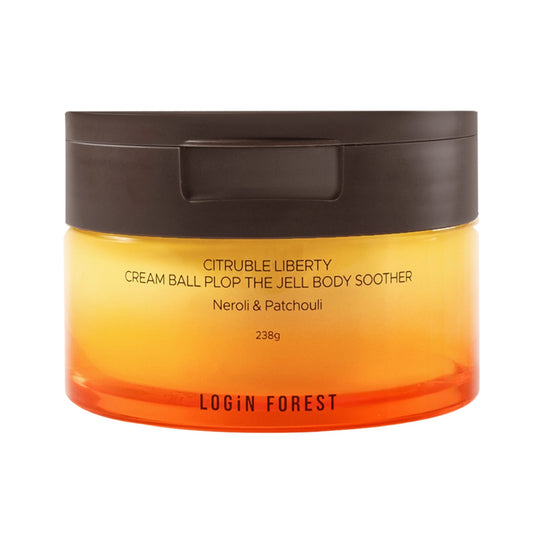 CREAM BALL PLOP THE JELL BODY SOOTHER | Vitalisierende Körpercreme & Körper Gel-Serum mit Ceramiden, Bergamotte Hydrolat & Aloe Vera (Neroli, Jasmin, Vetiver & Weißer Moschus Duft)