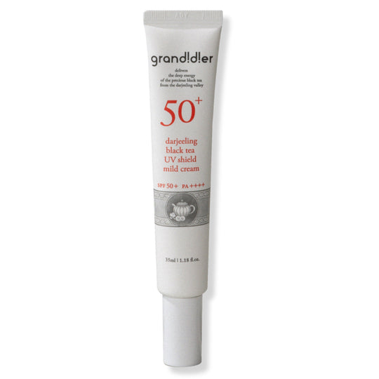 DARJEELING BLACK TEA MILD SUN CREAM SPF50+ / PA++++ | Anti-Aging Sonnenpflege mit bioaktivem Darjeeling-Tee Ferment & Antioxidantien (frei von hormonell wirksamen oder reizenden Filtern)