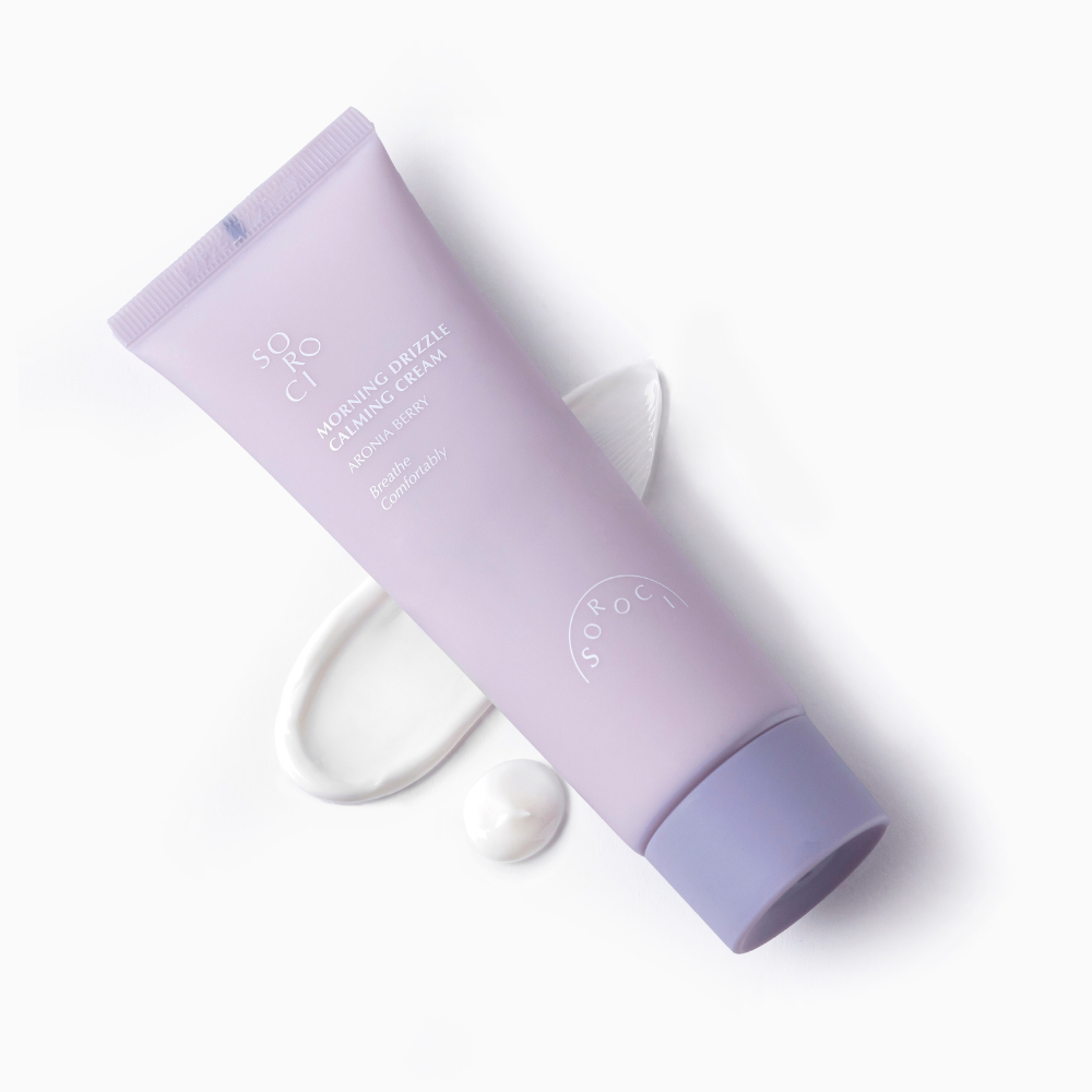 MORNING DRIZZLE CALMING CREAM <br>Festigende, beruhigende 24H Gesichtspflege mit NMF Komplex auf Basis von Lecithin, Reisembryonen & Mineralien-Shishi Cherie