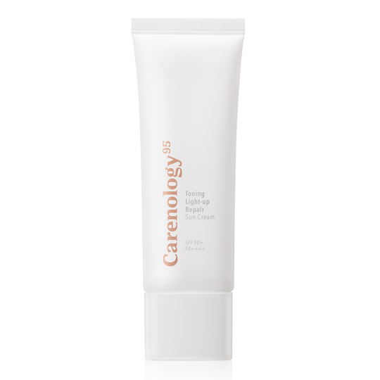 TONING LIGHT-UP REPAIR SUN CREAM SPF50+/PA++++ <br> Hautton optimierender Breitband-Sonnenschutz mit Multi-Peptiden, Antioxidantien & mineralischen Pigmenten