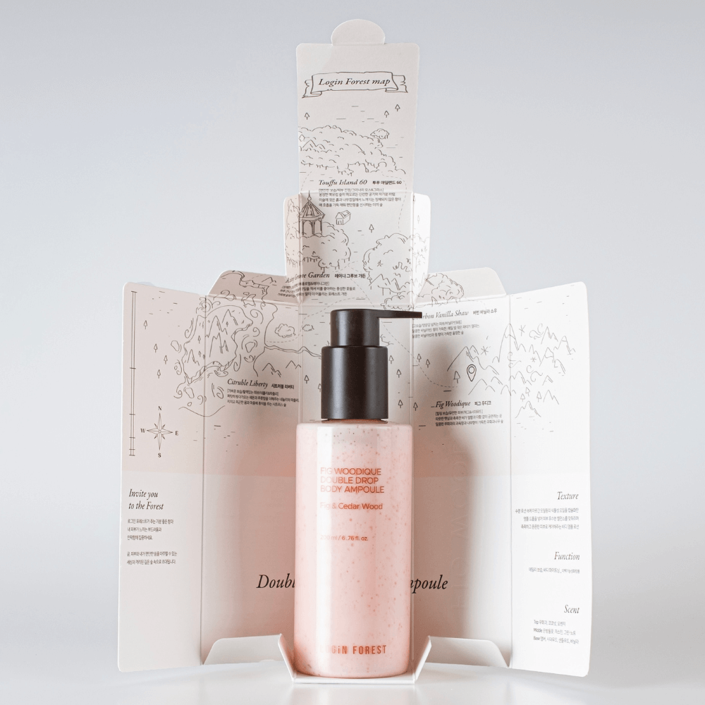 DOUBLE DROP BODY AMPOULE <br> Perfektionierendes Ampoule-Körperserum mit Hibiskusblütenextrakt & Squalan (Feige, Tuberose & Amber Duft)-Shishi Cherie