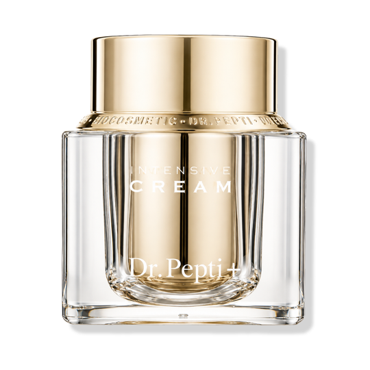 INTENSIVE CREAM | Intensive Lifting-Gesichtspflege mit Wachstumsfaktoren, Peptiden, Aminosäuren & 42% Birkenhydrolat (patentierte Formel mit Sofort- & Langzeitwirkung)