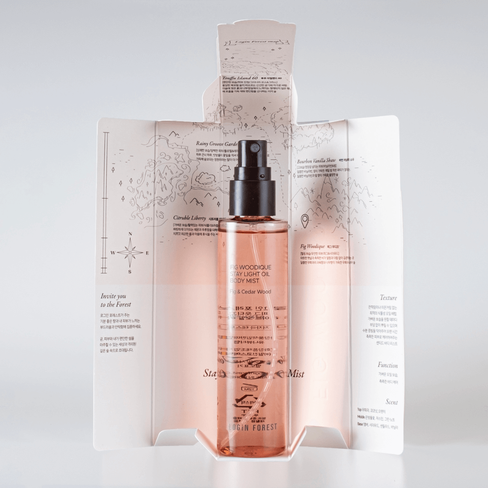 STAY LIGHT OIL BODY MIST <br> Glow-Körperserum mit japanischem Kamellienöl & Hibiskusblütenextrakt (Feige, Tuberose & Amber Duft)-Shishi Cherie