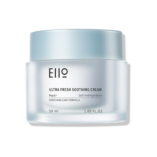 ULTRA FRESH SOOTHING CREAM <br>Hautfestigende Anti-Aging 24H Gesichtspflege mit Ectoin & Chamazulen