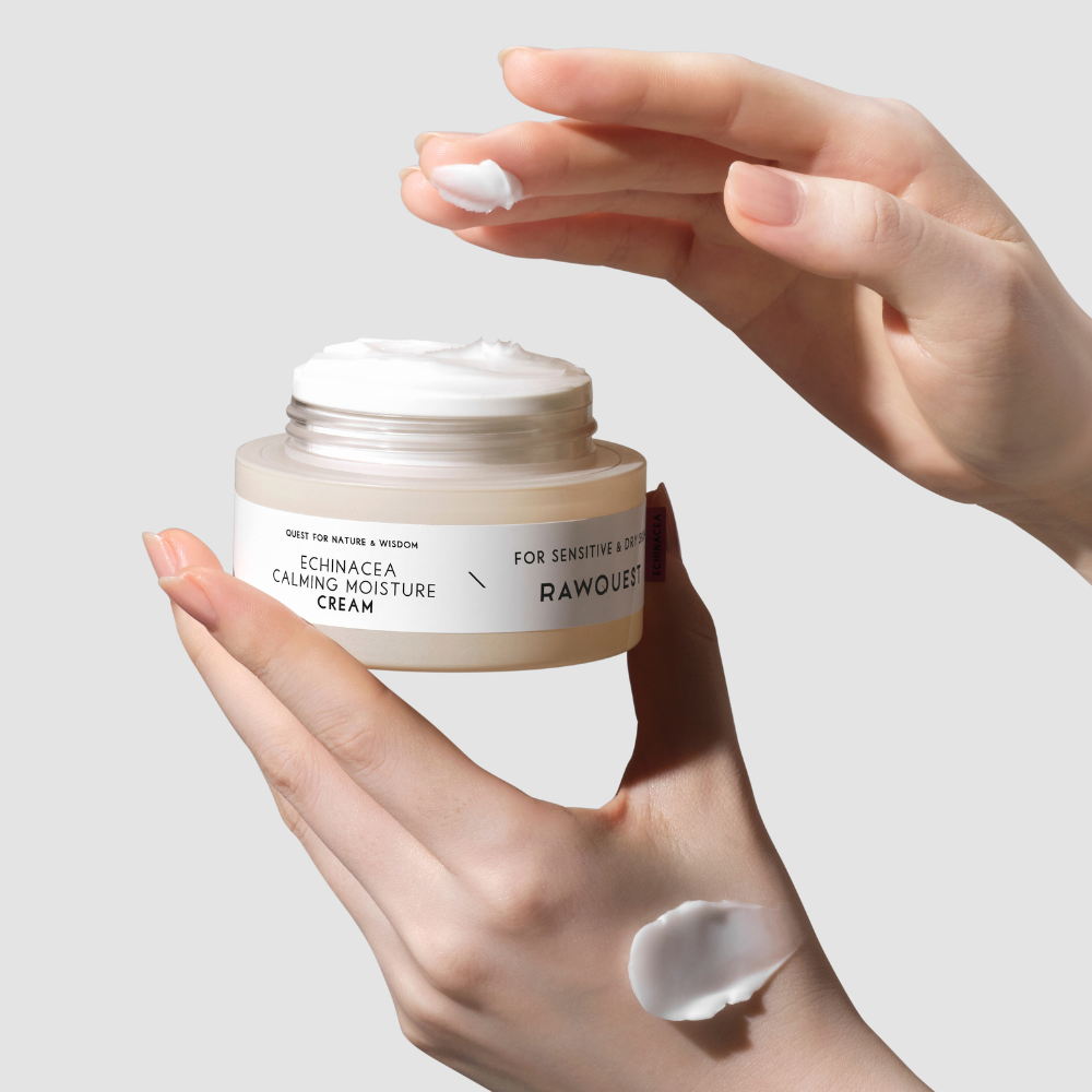ECHINACEA CALMING MOISTURE CREAM <br> Aufbauende 24H Gesichtspflege mit Echinacea, Panthenol & patentiertem Hydrocell-QS™ Wirkstoffkomplex (reife / sehr trockene / dünne Haut)-Shishi Cherie