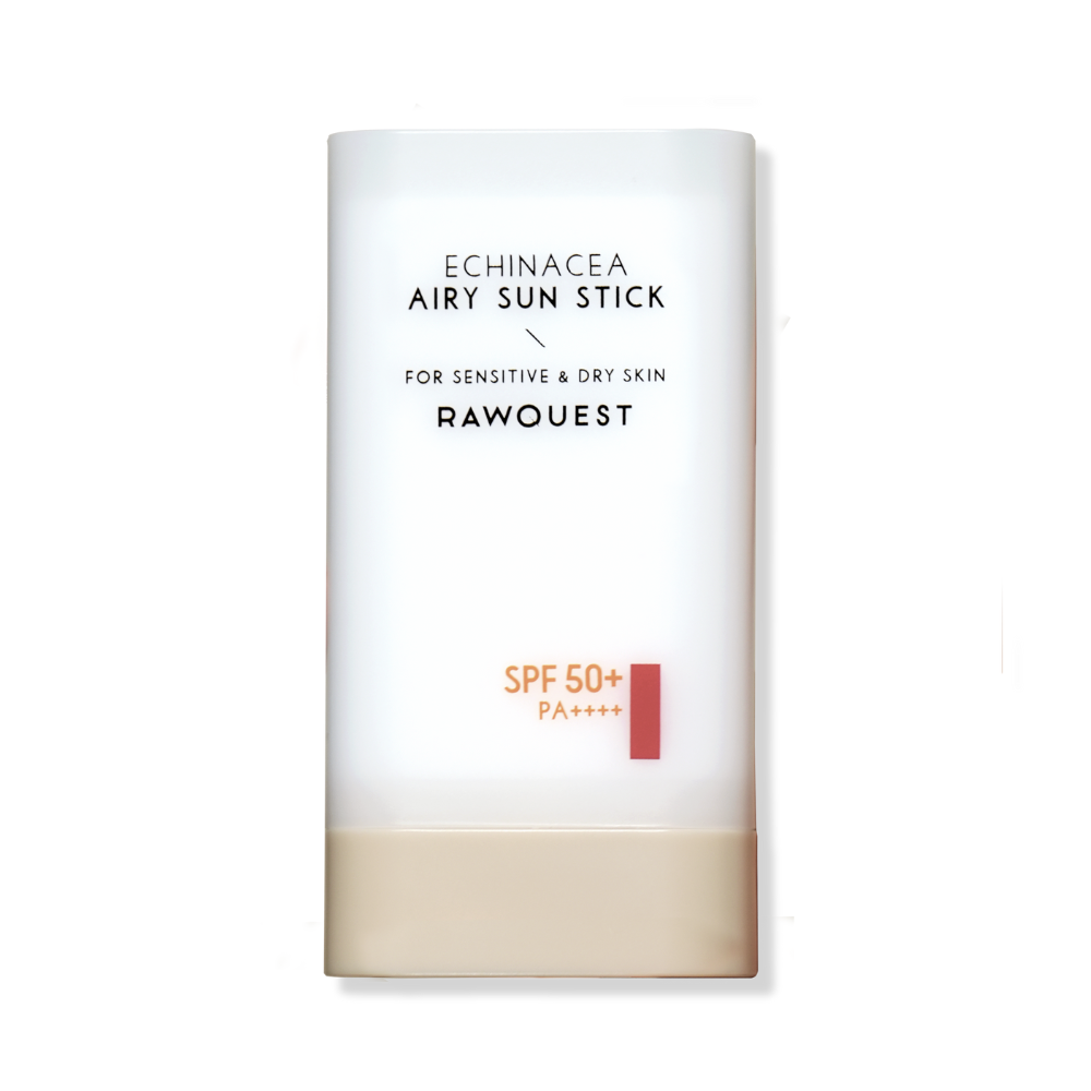 ECHINACEA AIRY SUN STICK SPF50+/PA++++ | Aufpolsternder Anti-Aging Sonnenschutz mit patentiertem Hydrocell-QS™ Wirkstoffkomplex & Ferulasäure (100% transparente Textur mit Weichzeichner-Effekt)_Shishi Chérie 1