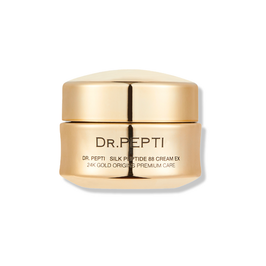MINI SILK PEPTIDE88 CREAM EX <br>Perfektionierende Gesichtspflege mit 24K Gold, Seidenprotein & patentiertem Volufiline™ Wirkstoffkomplex