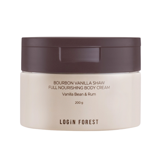 FULL NOURISHING BODY CREAM <br> Festigende Anti-Aging Körpercreme mit Bakuchiol & Ceramiden (Orangenschale, Rosa Pfeffer, Kakao & Bourbon-Vanille Duft)