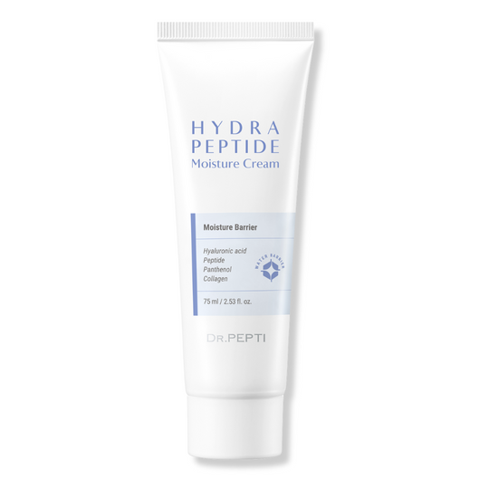 HYDRA PEPTIDE CREAM <br>Hochwirksame 24H Anti-Aging Gesichtspflege mit patentiertem 6-Peptide-Wirkstoffkomplex, Kollagen, Multi-Hyaluron & Multi-Ceramide