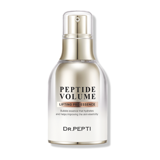 PEPTIDE VOLUME LIFTING PRO ESSENCE <br> Hochwirksames Lifting-Serum mit 32 Peptidarten, 10-Hyaluron Komplex, biomimetischen Aminosäuren, Antioxidantien & barrierestärkenden Lipiden (patentierte Formel mit Sofort- & Langzeitwirkung)