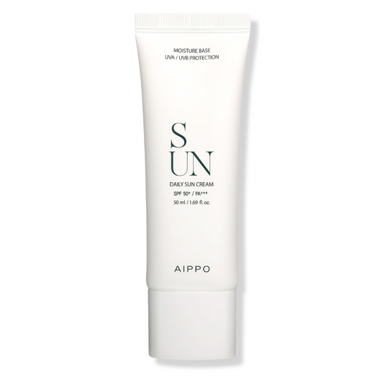 DAILY SUN CREAM SPF50+/PA+++ <br> Ultraleichter Sonnenschutz mit Hyaluronsäure, Allantoin & Panthenol (Lifting-Textur mit Weichzeichner-Effekt)