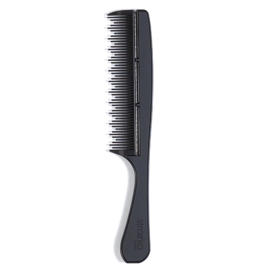 CARE STRAIGHT COMB <br> Japanischer glättender Kamm, angereichert mit Keratin (für hitzefreies Styling & mit sofortiger antistatischer Wirkung bei Frizz)