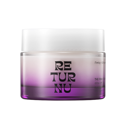 THE FIRM CREAM <br> Straffende 24H Gesichtspflege mit Bakuchiol, biomimetischem Peptidkomplex, Ceramiden & Ferment aus der Jeju-Distel