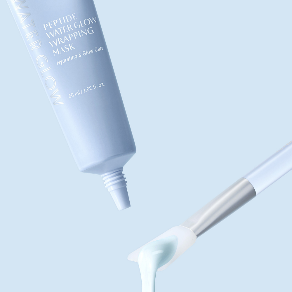 PEPTIDE WATER GLOW WRAPPING MASK  - Professionelle Lifting & Glow Maske mit 14-fach Peptidkomplex, niedermolekularem Kollagen & Oligo-Hyaluronsäure (Wrapping-Textur ohne Auswaschen)_Shishi Chérie 2