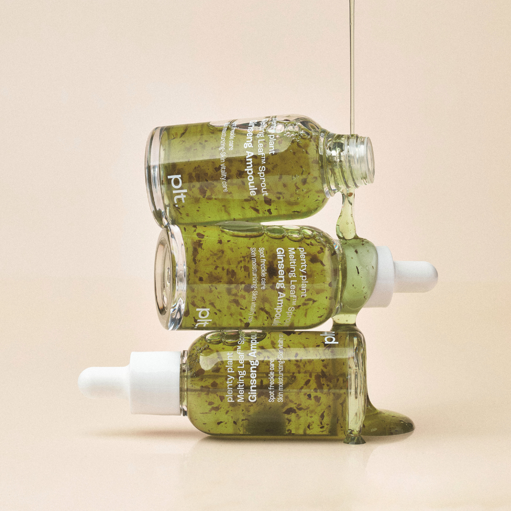 MELTING LEAF™ SPROUT GINSENG AMPOULE_Anti-Aging Ampoule-Serum mit Ginsenosiden, 4 Peptiden & 5% Niacinamid_2
