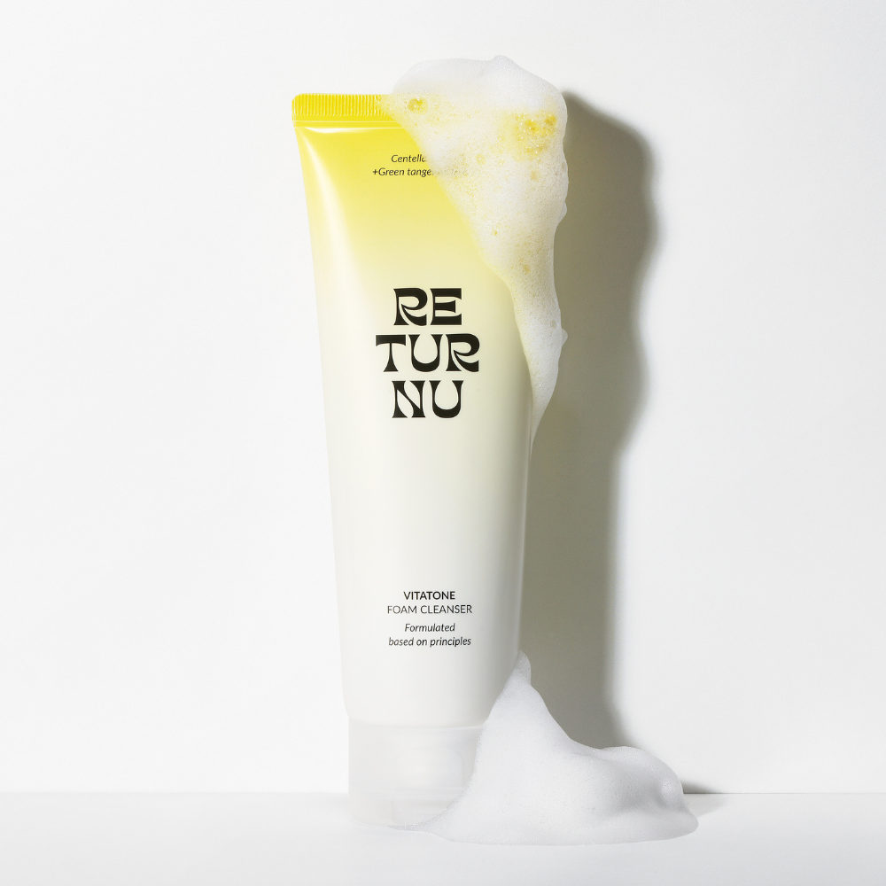 VITATONE FOAM CLEANSER <br> Vitalisierender Anti-Aging Gesichtsreiniger mit Vitamin C aus der Grünen Jeju Mandarine & Niacinamid-Shishi Cherie