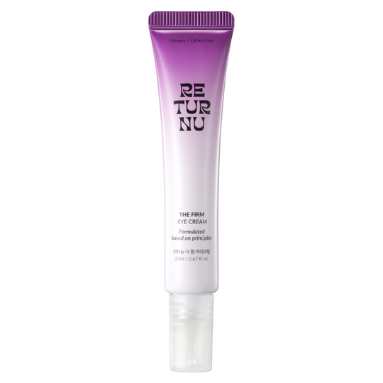 THE FIRM EYE CREAM <br> Straffende Augenpflege mit Bakuchiol, biomimetischem Peptidkomplex, Ceramiden & Ferment aus der Jeju-Distel