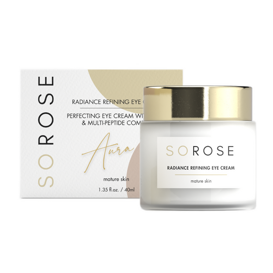 RADIANCE REFINING EYE CREAM <br>Anti-Aging Augenpflege mit 24K Gold, 3-Peptid-Komplex & Ferment aus Traubenkernen