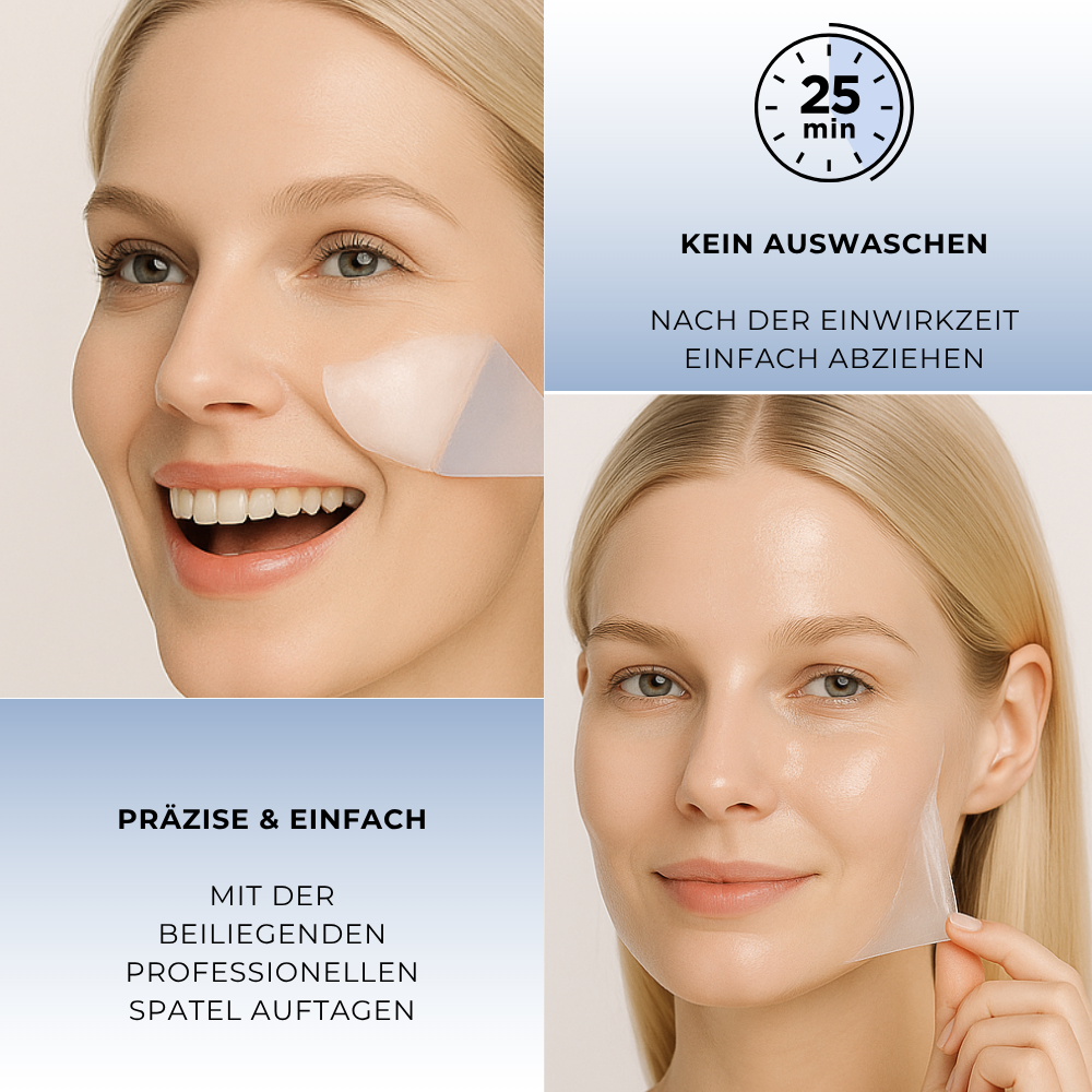 PEPTIDE WATER GLOW WRAPPING MASK  - Professionelle Lifting & Glow Maske mit 14-fach Peptidkomplex, niedermolekularem Kollagen & Oligo-Hyaluronsäure (Wrapping-Textur ohne Auswaschen)_Shishi Chérie 3