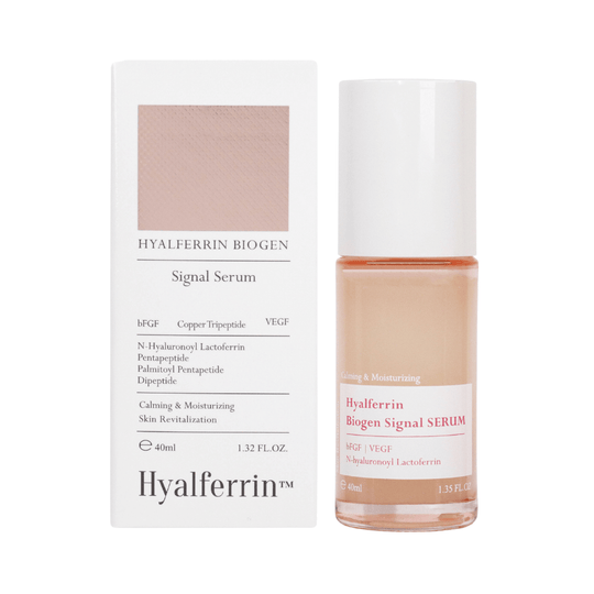 HYALFERRIN™ BIOGEN SIGNAL SERUM<br> Perfektionierendes 24H Anti-Aging Intensivserum mit Lactoferrin, Multi-Peptiden & pflanzlichen Fermenten