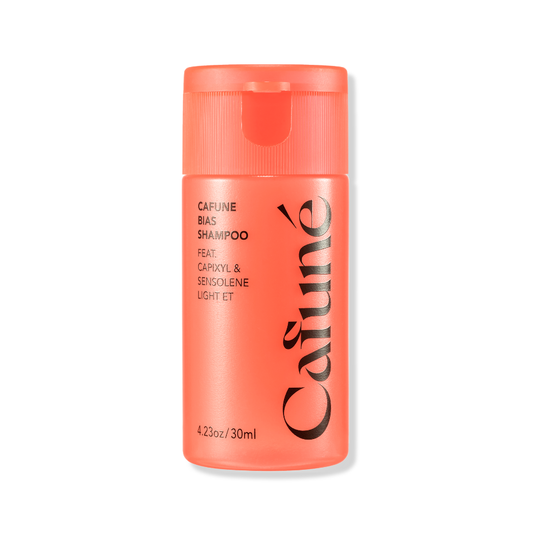 BIAS SHAMPOO TRAVEL SIZE | Mini Silikonfreies repariendes Shampoo mit Pirocton-Olamin, feuchtigkeitbindendem Wirkstoffkomplex & 9 Pflanzenextrakten (trockenes, geschädigtes und/oder brüchiges Haar)