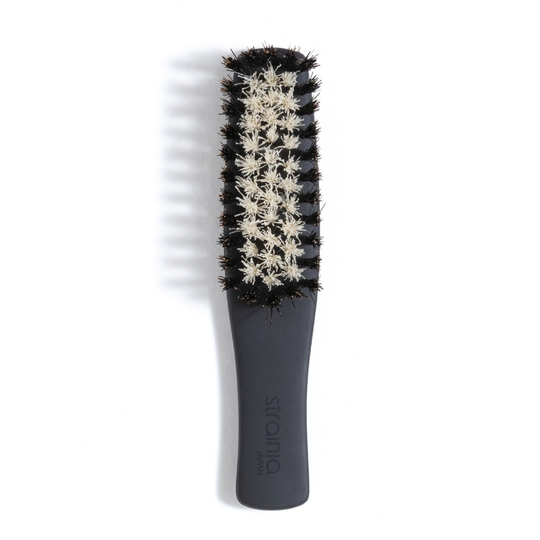 SILK CARE BRUSH <br> Handgefertigte japanische glättende & pflegende Haarbürste mit 100% reiner Seide