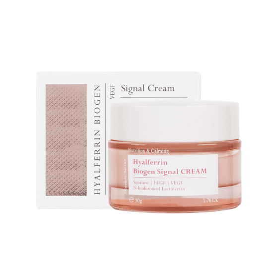 HYALFERRIN™ BIOGEN SIGNAL CREAM <br> Perfektionierende 24H Anti-Aging Gesichtspflege mit Lactoferrin, Multi-Peptiden, Ceramide NP & Betain