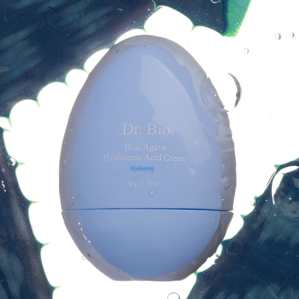 BLUE AGAVE HYALURONIC ACID CREAM - Probiotische aufpolstende 24H Gesichtspflege mit patentiertem DermaBiome™ Komplex, Extrakt aus Blauem Agave & Ceramide NP_Shishi Chérie 3