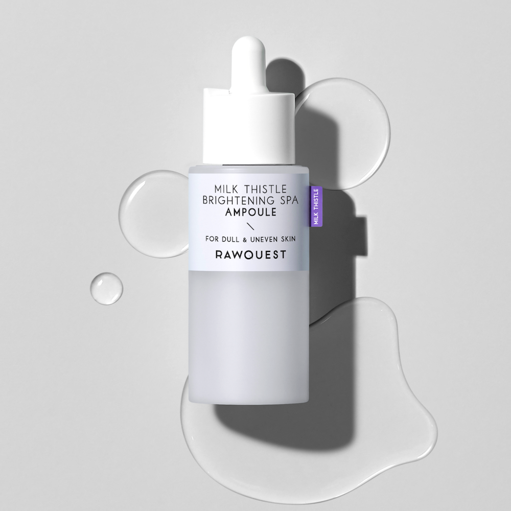 MILK THISTLE BRIGHTENING SPA AMPOULE <br>Porenverfeinerndes Ampoule-Serum mit 82% Mariendistel & 10-Pflanzen-Wirkstoffkomplex (schnell nachölende / unebenmäßige / unreine Haut)-Shishi Cherie