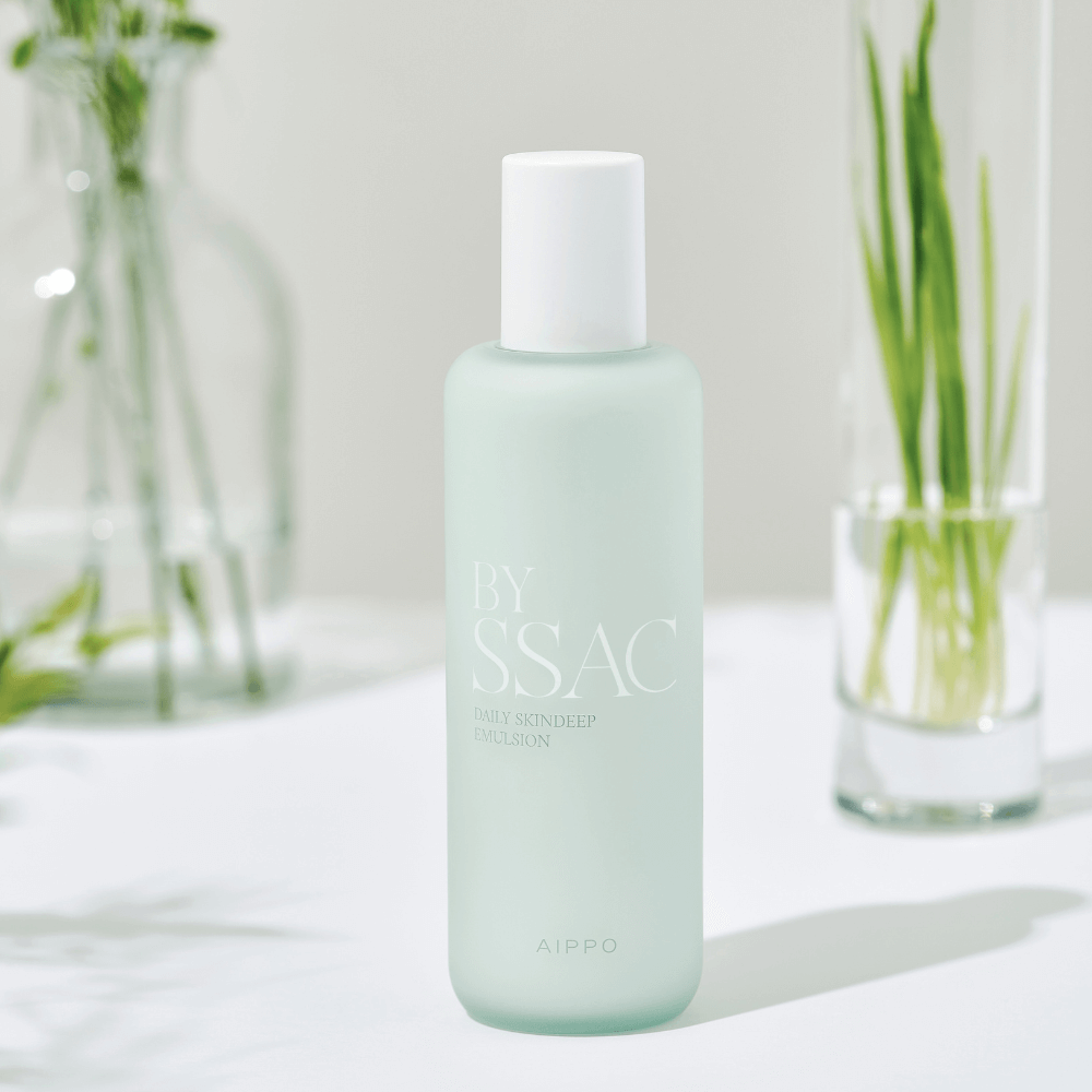 DAILY SKINDEEP EMULSION BY SSAC <br> Perfektionierende Emulsion-Gesichtspflege mit Weizenkeim Extrakt, Hyaluronsäure, Ceramiden & Panthenol-Shishi Cherie