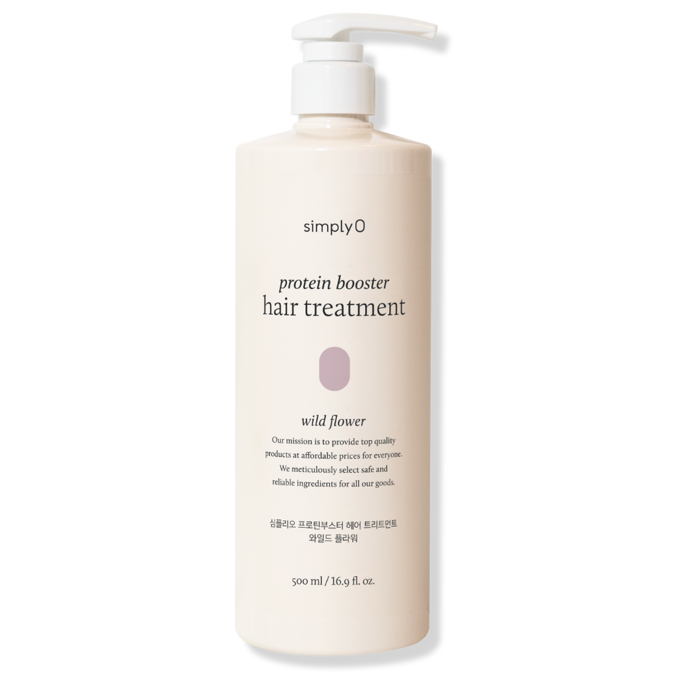 SimplyO - Protein Booster Hair Treatment - Revitalisierende Haarkur mit 16 pflanzlichen Proteinen, Ceramiden & Multi-Hyaluron (500ml Voretilspackung | alle Haartypen)_1