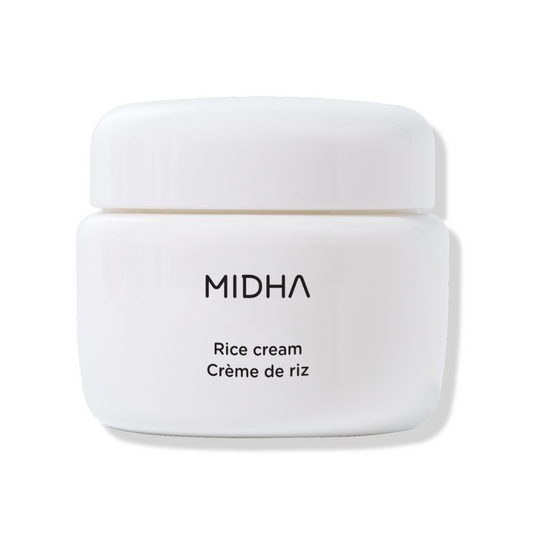RICE CREAM <br>Perfektionierende & beruhigende 24H Gesichtspflege mit patentiertem Wirkstoffkomplex aus Gochang-Reisferment, Antioxidantien & fermentierten Pflanzenextrakten