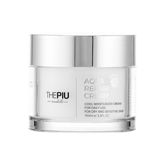 AQUA REPAIR CREAM <br>Ultraleichte 24H Gesichtspflege mit Hyaluronsäure, Rosenwein & Centella Asiatica (100ml Vorteilspackung)