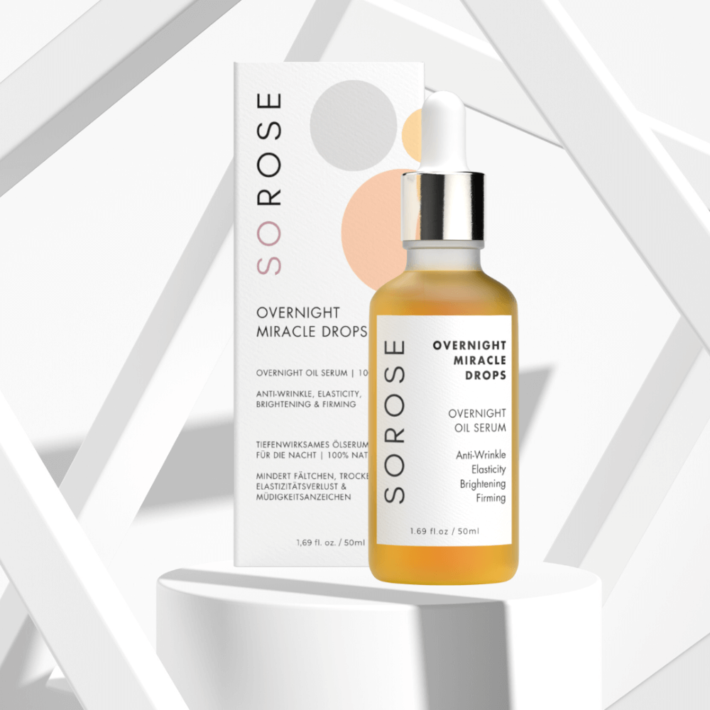 OVERNIGHT MIRACLE DROPS <br>Perfektionierendes Anti-Aging Overnight Ölserum mit Hagebuttenkernen & Cottinus | 100% naturrein-Shishi Cherie