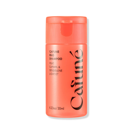 BIAS SHAMPOO TRAVEL SIZE | Mini Silikonfreies repariendes Shampoo mit Pirocton-Olamin, feuchtigkeitbindendem Wirkstoffkomplex & 9 Pflanzenextrakten (trockenes, geschädigtes und/oder brüchiges Haar)
