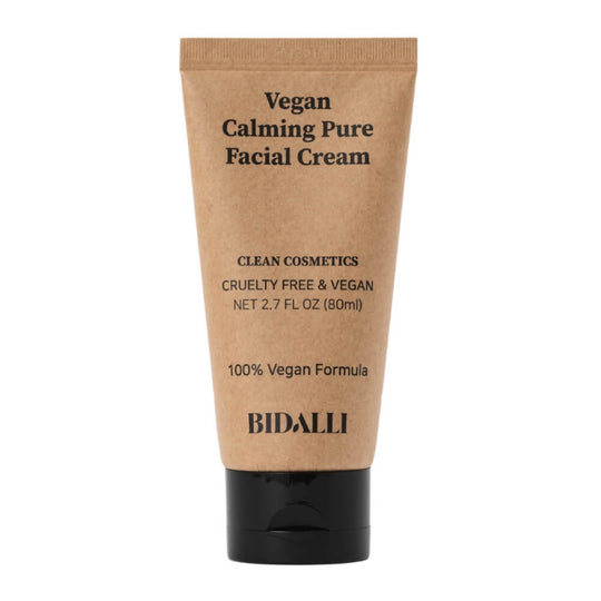 VEGAN CALMING PURE FACIAL CREAM | Rundum perfektionierende 24H Gesichtspflege mit Madecassoside, Spirulina Algenextrakt & Cica
