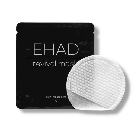 REVIVAL MASK SET | 2-in-1 Peeling & Essenz Pads mit Extrakten aus Ginseng, Traubenkernen & 4-Beeren-Komplex (Set mit 15 Stück)