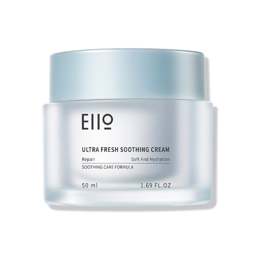 ULTRA FRESH SOOTHING CREAM | Hautfestigende Anti-Aging 24H Gesichtspflege mit Ectoin & Chamazulen