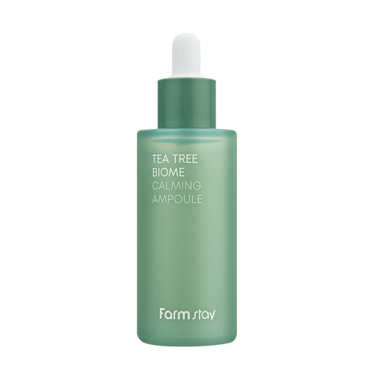 TEA TREE BIOME AMPOULE | Mattierendes & porenverfeinerndes Serumkonzentrat mit Teebaum Ferment & pflanzlichen Biomen auf Basis von Cica & Panthenol (sensible Mischhaut)