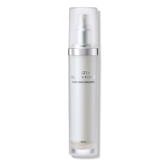 NUDIE SKIN EMULSION | Straffende & aufbauende Anti-Aging 24H Gesichtspflege mit Multi-Peptiden, Ectoin, Inulin und Multi-Hyaluron