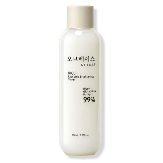 RICE EXOSOME BRIGHTENING TONER | Aufpolsternder & perfektionierender Gesichtstoner mit Reis-Exosomen, 5 strukturellen Peptiden & hochmolekularem Hyaluron