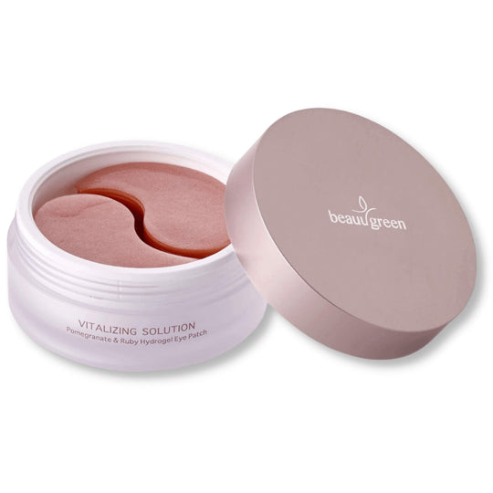 POMEGRANATE & RUBY HYDROGEL EYE PATCH | Anti-Aging Hydrogel-Augenmaske mit Isoflavon & 3 Vitaminen (30 Anwendungen)