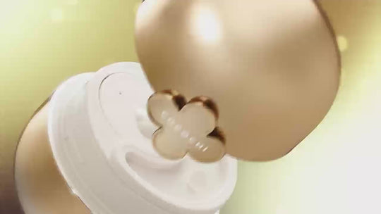 GLOWING ESSENCE CREAM MASK | 2-Phasen Anti-Aging Pflegemaske mit Orimos® Komplex, Bakuchiol, Seidenprotein, Multi-Kollagen & Multi-Hyaluron (sofortige Straffung, Aufpolsterung & Faltenminderung)