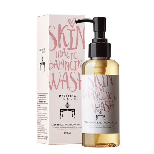 SKIN-FIRST BALANCING WASH | Reinigungsgel mit Perlenfermente, Ylang-Ylang, Rosenwasser & Lavendel für sensible Haut