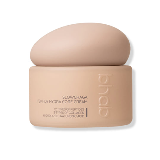 SLOWCHAGA PETIDE HYDRA CORE CREAM | Hautfestigende 24H Anti-Aging Gesichtspflege mit patentiertem Slowchaga Komplex™, strukturellen Peptiden, Kollagen & Ceramide NP