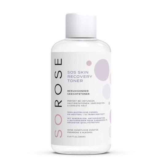 SOS SKIN RECOVERY TONER | Beruhigender Gesichtstoner bei Hautirritationen & sensibilisierter Haut (Ultramilder Duft)