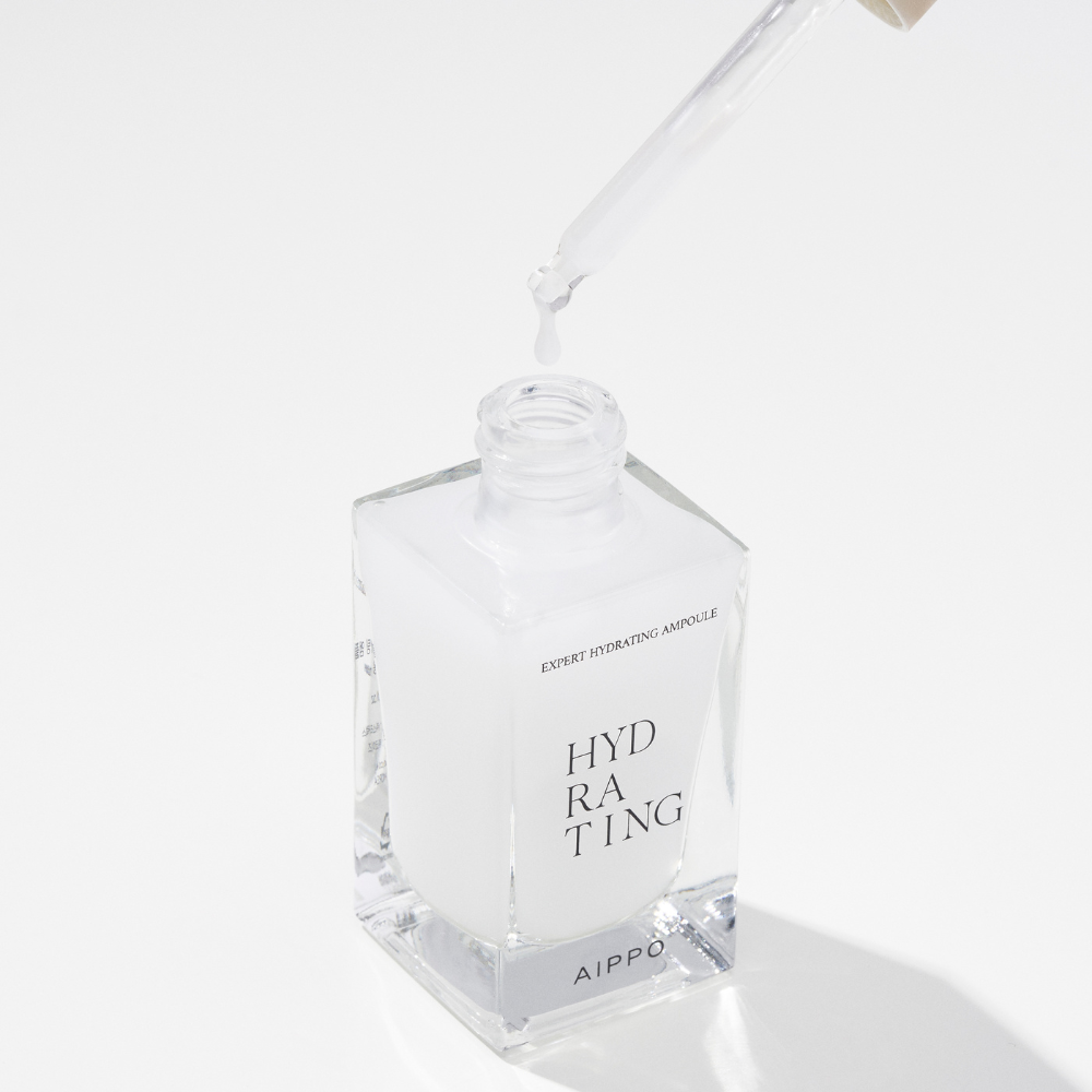 EXPERT HYDRATING AMPOULE <br> Aufpolsterndes & beruhigendes Serum-Konzentrat mit Meeresmineralien und Gletscherwasser-Shishi Cherie