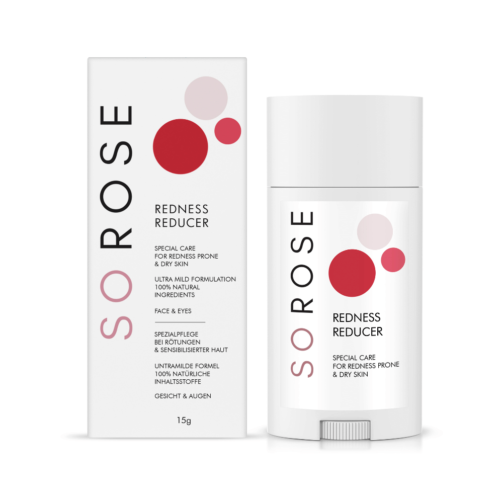REDNESS REDUCER <br>SOS-Pflegestick zur Minderung von Rötungen & trockenheitsbedingten Hautirritationen | 100% natürliche Formel-Shishi Cherie